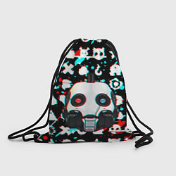 Рюкзак-мешок ЛЮБОВЬ СМЕРТЬ И РОБОТЫ ГЛИТЧ, цвет: 3D-принт