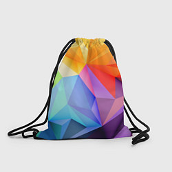 Рюкзак-мешок Радужная геометрия, цвет: 3D-принт