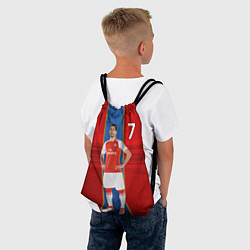 Рюкзак-мешок Генрих Мхитарян Арсенал, цвет: 3D-принт — фото 2