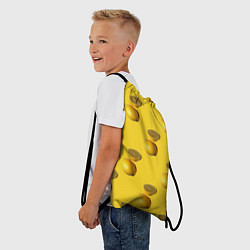 Рюкзак-мешок Летние лимоны, цвет: 3D-принт — фото 2