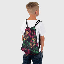 Рюкзак-мешок Тропический, цвет: 3D-принт — фото 2