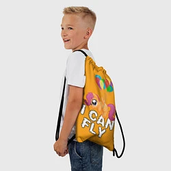 Рюкзак-мешок Я могу летать, цвет: 3D-принт — фото 2
