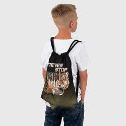 Рюкзак-мешок FIGHT TIGER тигр боец, цвет: 3D-принт — фото 2