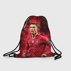 Рюкзак-мешок Криштиану Роналду Португалия, цвет: 3D-принт