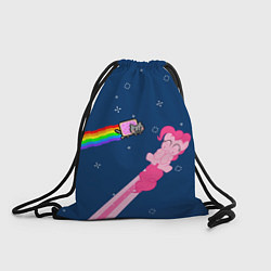 Рюкзак-мешок Nyan cat x Pony, цвет: 3D-принт