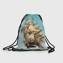 Рюкзак-мешок Парусник, цвет: 3D-принт