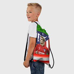 Рюкзак-мешок Антуан Гризманн Antoine Griezmann спина Z, цвет: 3D-принт — фото 2