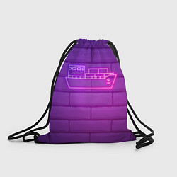 Рюкзак-мешок Судно неон, цвет: 3D-принт