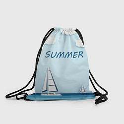 Рюкзак-мешок ПАРУСНИКИ SUMMER Z, цвет: 3D-принт