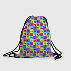 Рюкзак-мешок Поп-арт, цвет: 3D-принт