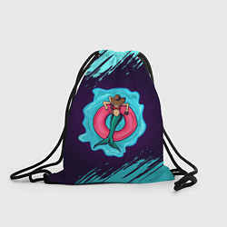 Рюкзак-мешок Русалка на отдыхе Mermaid, цвет: 3D-принт