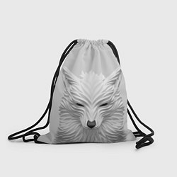 Рюкзак-мешок БЕЛЫЙ ВОЛК, цвет: 3D-принт