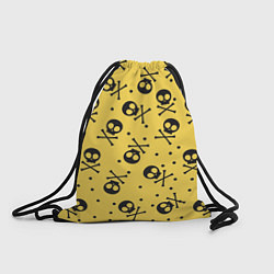 Рюкзак-мешок Череповый фон Черепа, цвет: 3D-принт