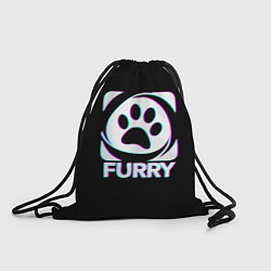 Рюкзак-мешок Furry, цвет: 3D-принт