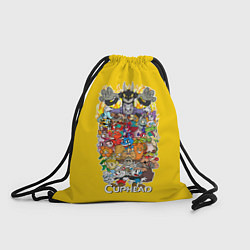 Рюкзак-мешок CupHead Family, цвет: 3D-принт