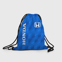 Рюкзак-мешок HONDA BLUE ХОНДА СИНИЙ, цвет: 3D-принт