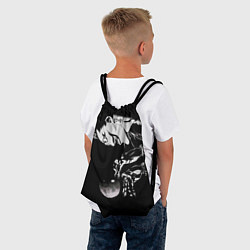 Рюкзак-мешок Рюк и яблоко Death Note, цвет: 3D-принт — фото 2