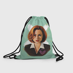 Рюкзак-мешок Дана Скалли, цвет: 3D-принт
