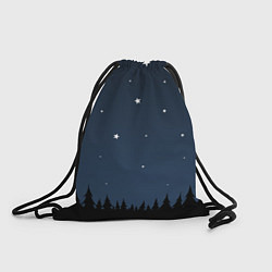 Рюкзак-мешок Ночное небо, цвет: 3D-принт