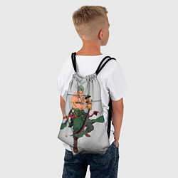 Рюкзак-мешок Арт Ророноа Зоро, One Piece, цвет: 3D-принт — фото 2