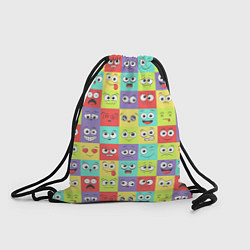 Рюкзак-мешок Эмоции, цвет: 3D-принт