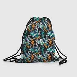 Рюкзак-мешок SKATEBOARD, цвет: 3D-принт