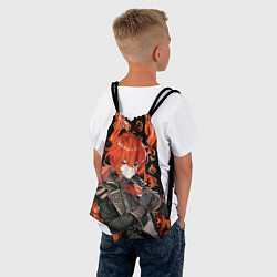 Рюкзак-мешок DILUC FIRE, цвет: 3D-принт — фото 2