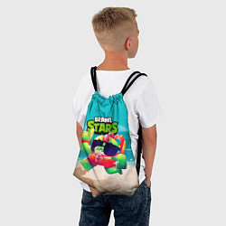 Рюкзак-мешок Базз Buzz Brawl Stars пляж, цвет: 3D-принт — фото 2