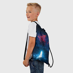 Рюкзак-мешок Душа идущая в космос Soul space Z, цвет: 3D-принт — фото 2