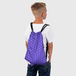 Рюкзак-мешок Geometric Background, цвет: 3D-принт — фото 2