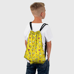 Рюкзак-мешок Забавные Лица, цвет: 3D-принт — фото 2