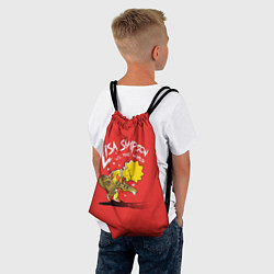 Рюкзак-мешок Лиза против мира, цвет: 3D-принт — фото 2