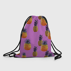 Рюкзак-мешок Ананасы, цвет: 3D-принт