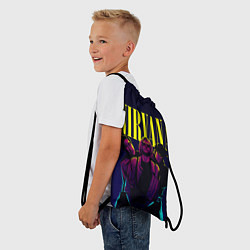 Рюкзак-мешок Nirvana Neon, цвет: 3D-принт — фото 2
