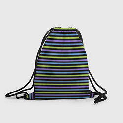 Рюкзак-мешок Веселая полосочка, цвет: 3D-принт