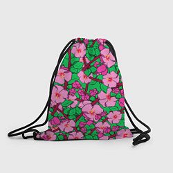 Рюкзак-мешок Цветы Сакуры, Sakura, цвет: 3D-принт