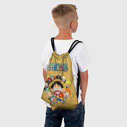 Рюкзак-мешок Персонажи One Piece Большой куш, цвет: 3D-принт — фото 2