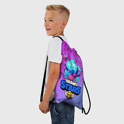 Рюкзак-мешок BRAWL STARS SQUEAK: СКВИК, цвет: 3D-принт — фото 2