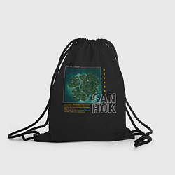 Рюкзак-мешок Сангок, цвет: 3D-принт