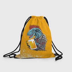Рюкзак-мешок Пивозавр - Взрыв, цвет: 3D-принт