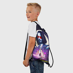 Рюкзак-мешок Cyberpunk 2077 Johnny, цвет: 3D-принт — фото 2