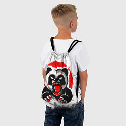 Рюкзак-мешок Злая Кровавая Панда, цвет: 3D-принт — фото 2