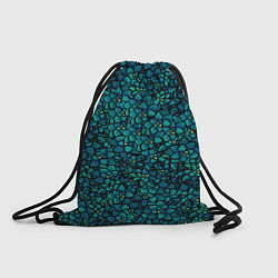 Рюкзак-мешок Цветы 2, цвет: 3D-принт