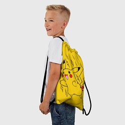 Рюкзак-мешок Летящий Пикачу, цвет: 3D-принт — фото 2