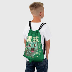 Рюкзак-мешок Милый Бульбазавр, цвет: 3D-принт — фото 2