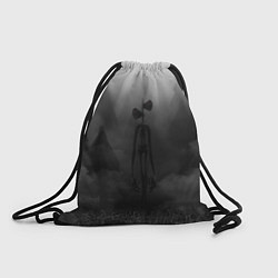 Рюкзак-мешок СИРЕНОГОЛОВЫЙ ТУМАННЫЙ ЛЕС, цвет: 3D-принт