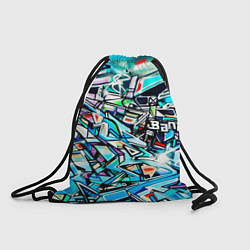 Рюкзак-мешок Граффити, цвет: 3D-принт