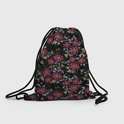 Рюкзак-мешок Цветочная мозаика, цвет: 3D-принт