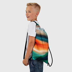 Рюкзак-мешок Мозаичный абстрактный узор, цвет: 3D-принт — фото 2