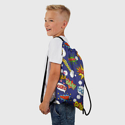 Рюкзак-мешок Комикс БУМ, цвет: 3D-принт — фото 2